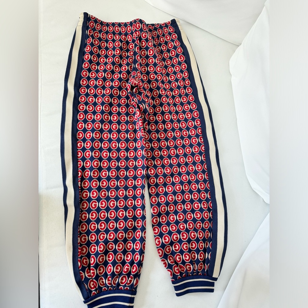 Gucci Allover G Print Jogger Pants Size 8 Unisex